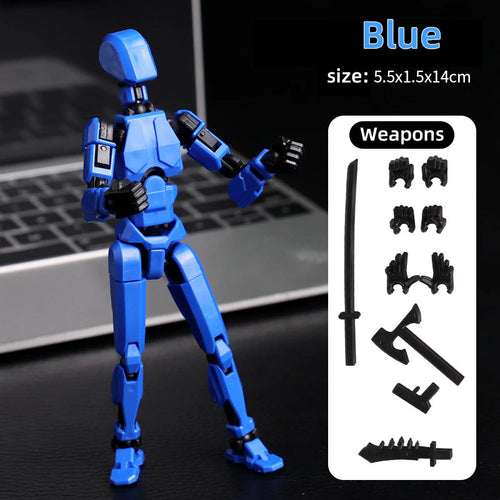 Multi-Jointed Movable Shapeshift Robot 3D Printed Mannequin Dummy 13