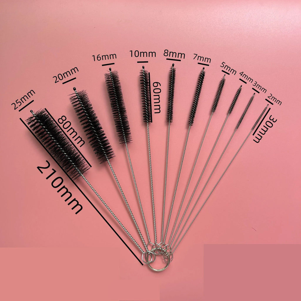 10Pcs/Set Straw Cleaning Brushes Multifunction Flexible Handle Test