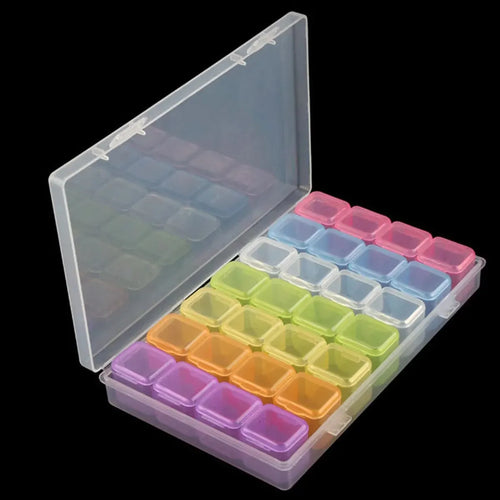 5D DIY Diamond Painting Tools Accessories Storage Box Container
