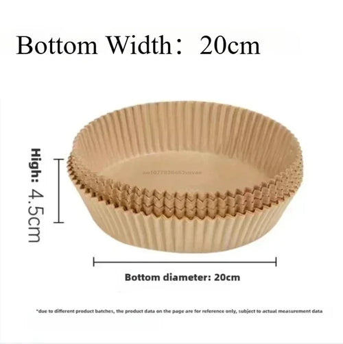 Air Fryer Paper Oven Paper Disposable Send Brush Non-Stick Airfryer