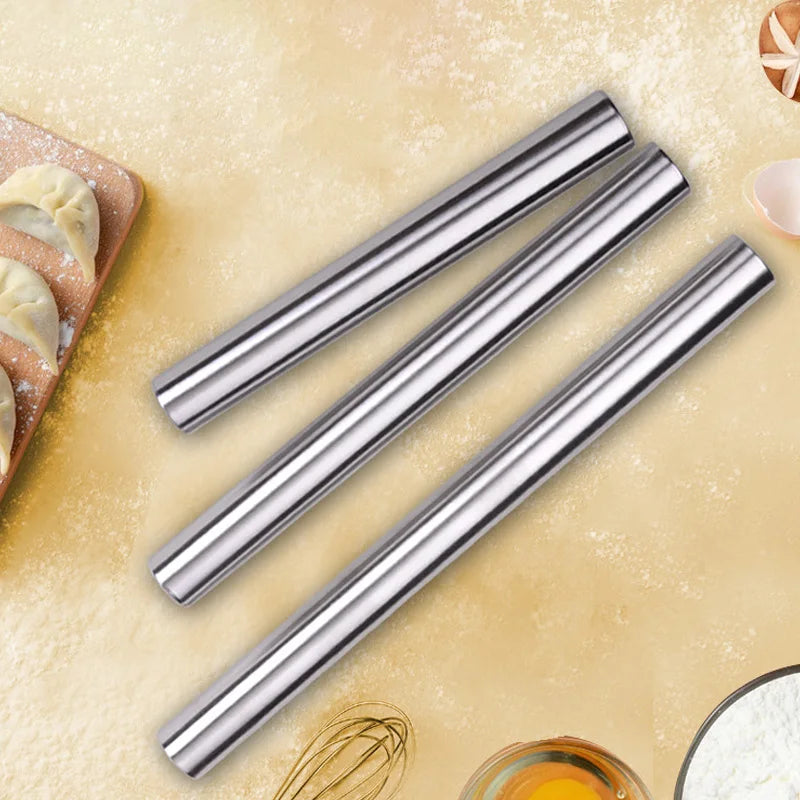20/25/30cm Stainless Steel Non-Stick Rolling Roller Dough Bake Pizza