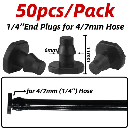 1-50pcs Barbed Connectors Irrigation Fittings Drip Irrigation Barbed