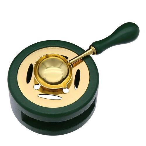 1set Wax Seal Warmer,Wax Seal Kit with Wax Seal Spoon for Melting Wax