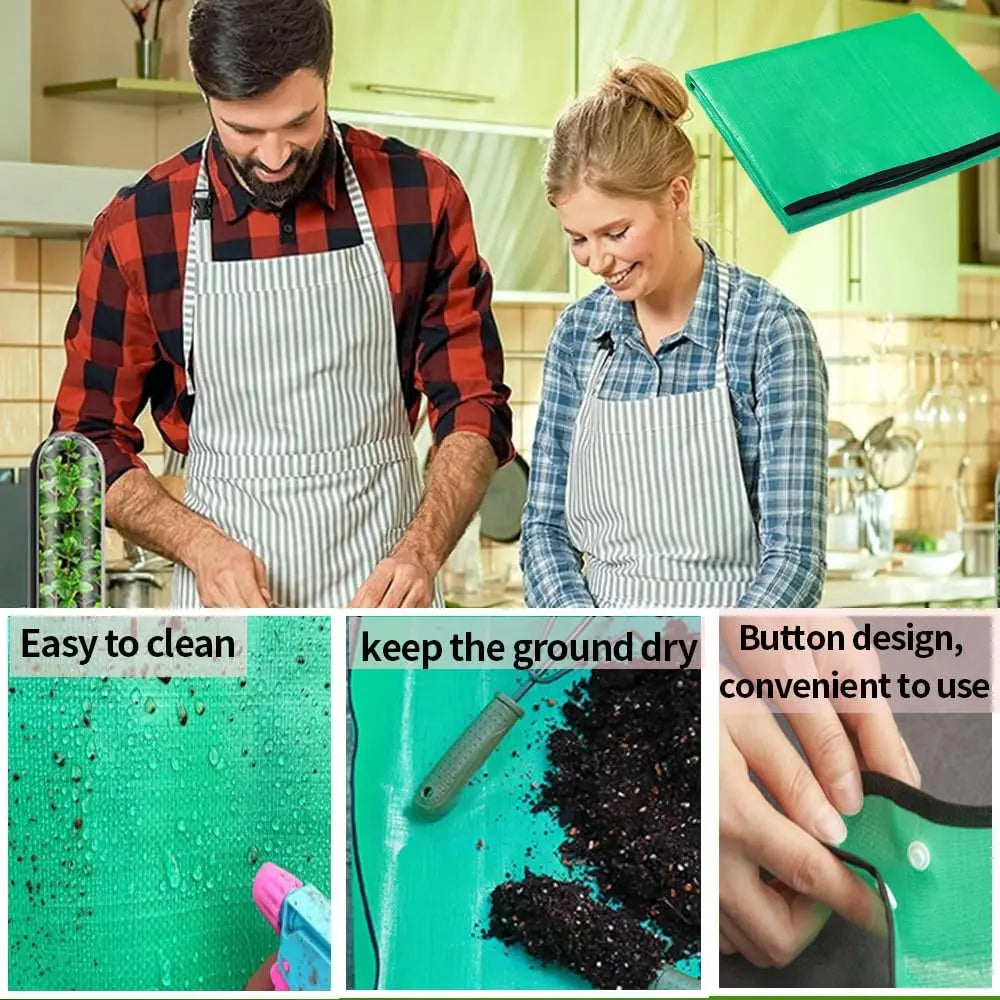 1PCS Plant Repotting Mat 50-100cm Thickened Waterproof For Indoor