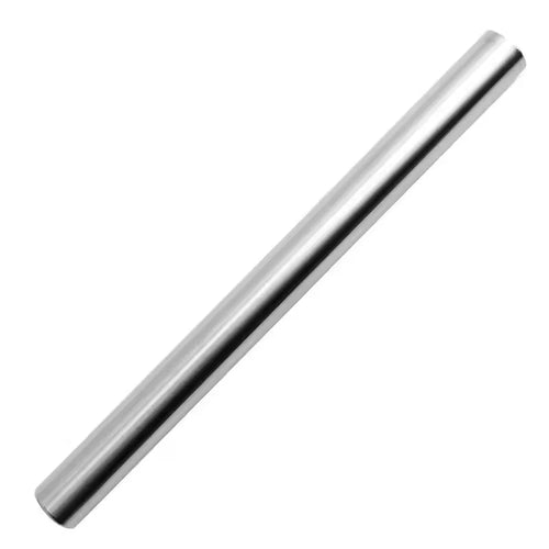Stainless Steel Rolling Pin Baking Bread Pastry Roller Non-stick