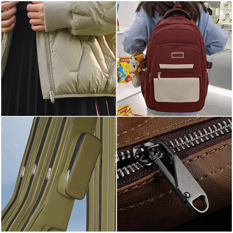 Zippers Head Universal Instant Zipper Repair Kit Replacement For