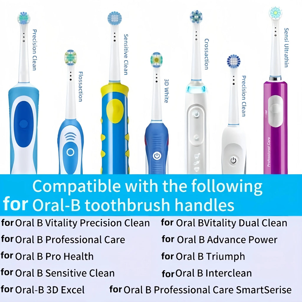 4/12/16 Pcs Replacement Toothbrush Heads Compatible with Oral-B Braun