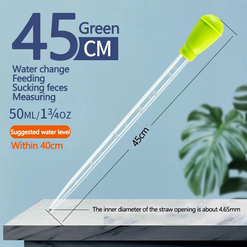 Lengthen Pipettes Cleaner Simple Cleaning Tool for Aquarium Water