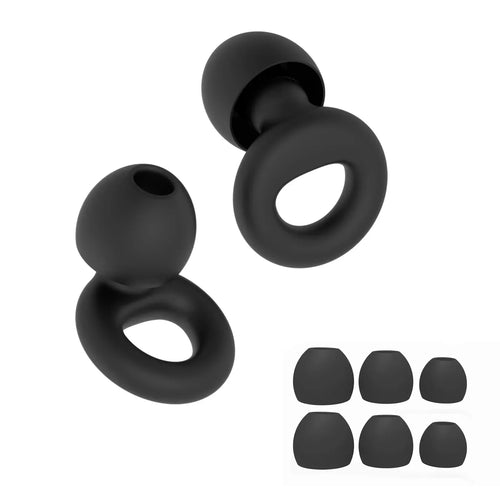 HUAK Concert Ear Plugs, High Fidelity Noise Cancelling Silicone Ear