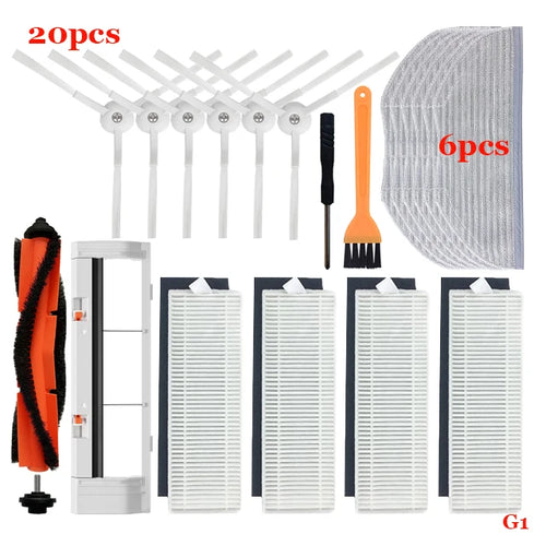 For Xiaomi Mijia G1 MJSTG1 Robot Vacuum Parts Essential Main Rolling