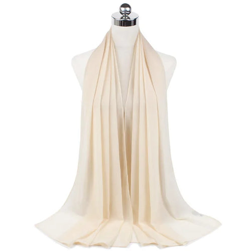 Women Muslim Chiffon Hijab Shawls Scarf Modal Cotton Jersey Hijabs
