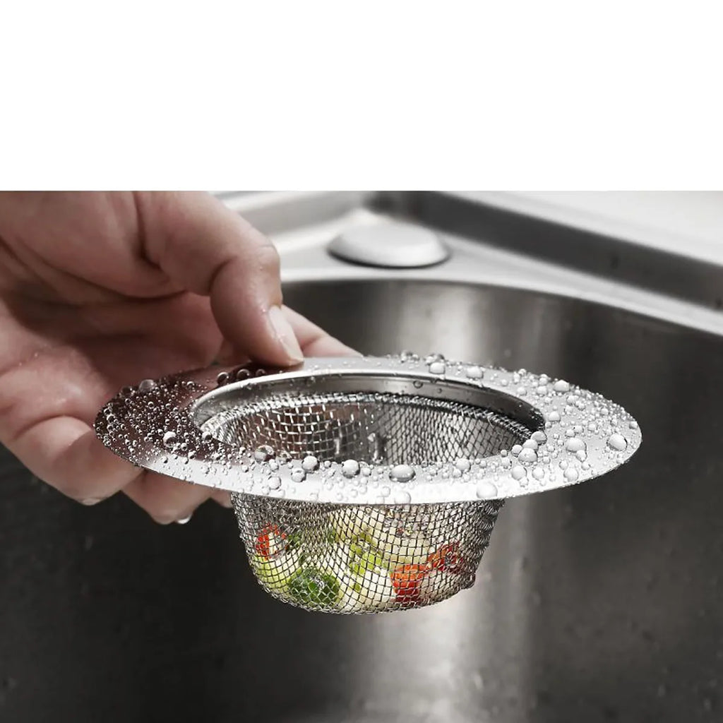 Kitchen Sink Strainer Stainless Steel Sink Funnel Anti Blocking Sink