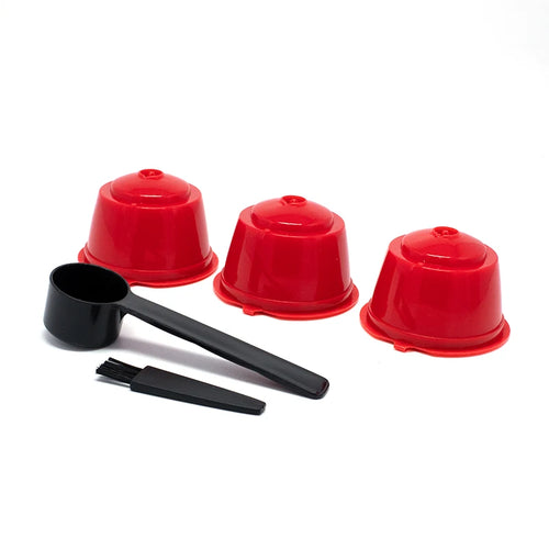 3Pcs Fit For Dolce Gusto Coffee Filter Cup Reusable Coffee Capsule