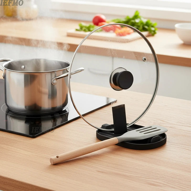 1/2Pcs Nordic Style Pot Lid Shovel Storage Rack Practical