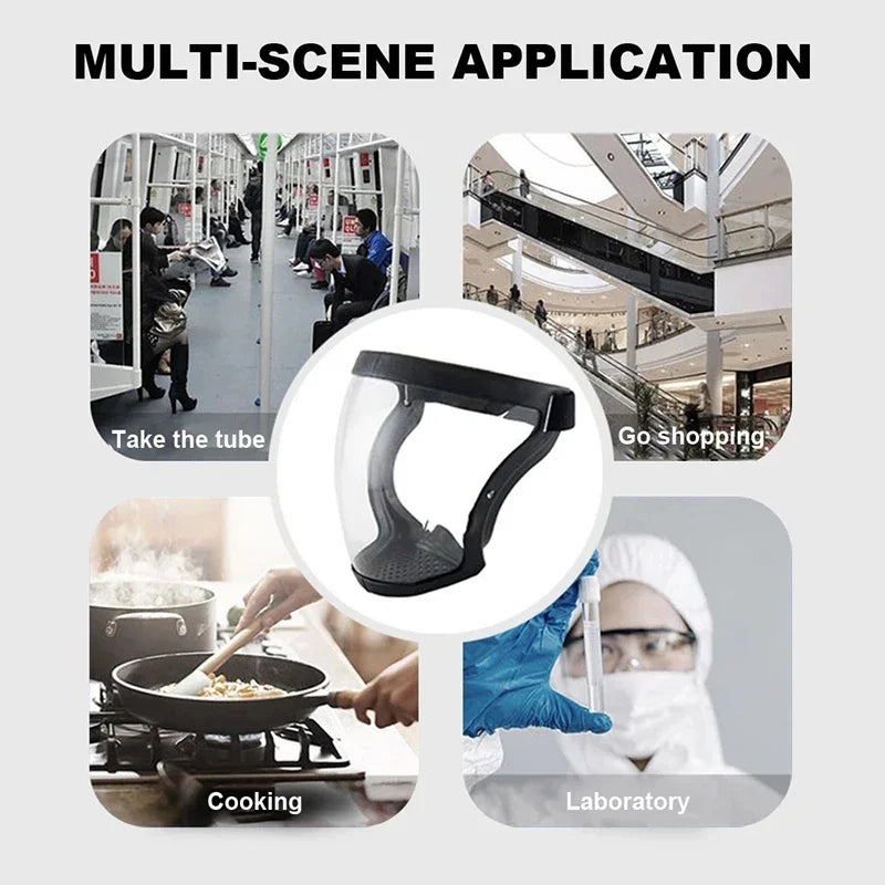 Protection Mask Splashproof Transparent Facial Protector Face FaceMask