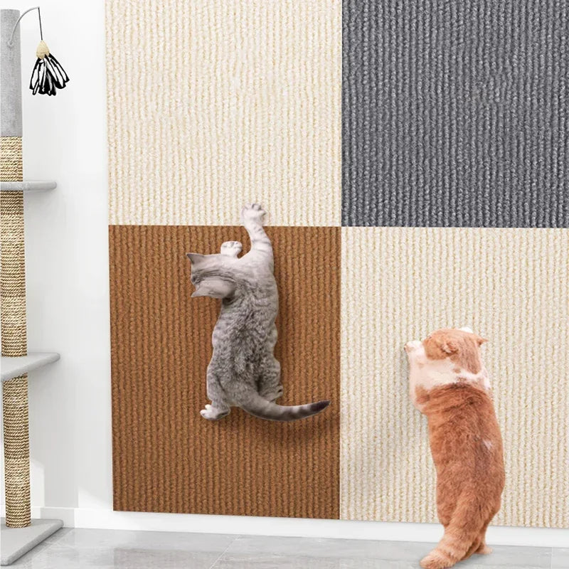 Self-Adhesive Carpet Cats Scratch Board Wall Anti Cat Scratch Sofa Diy