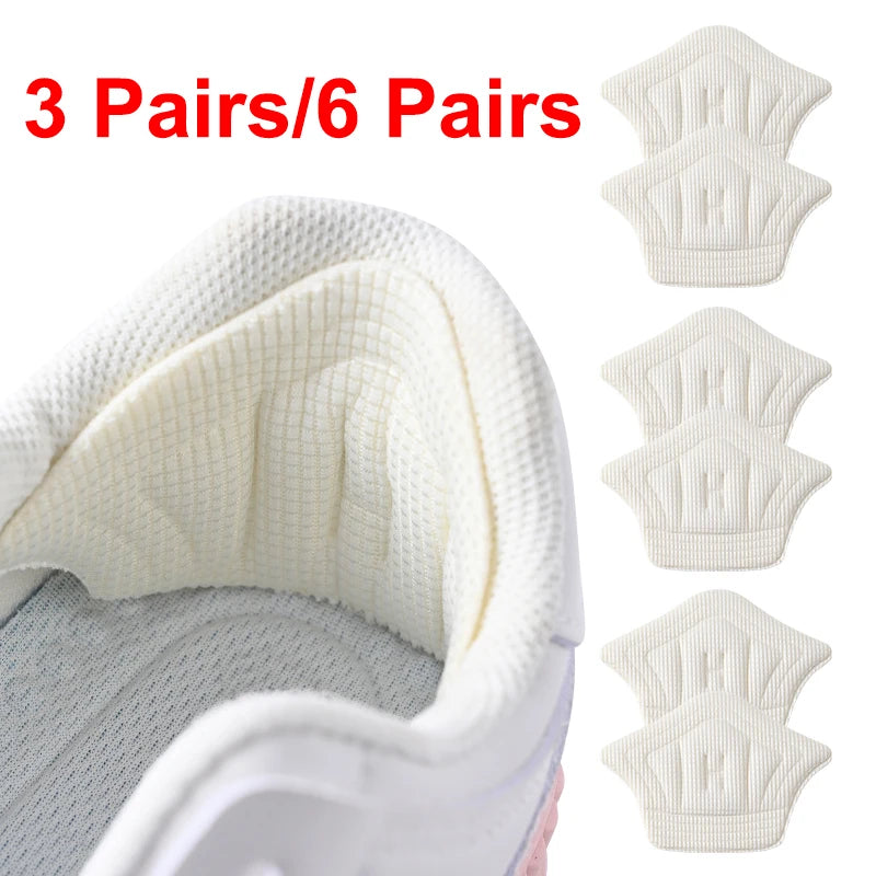 3pairs/6pairs Insoles Patch Heel Pads for Sport Shoes Back Sticker