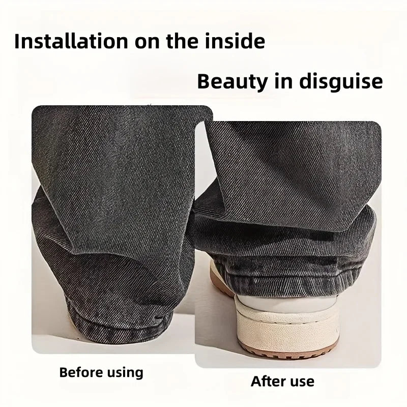 2/4/6/pcs invisible leg shortening clip, non-slip pants edge clip,