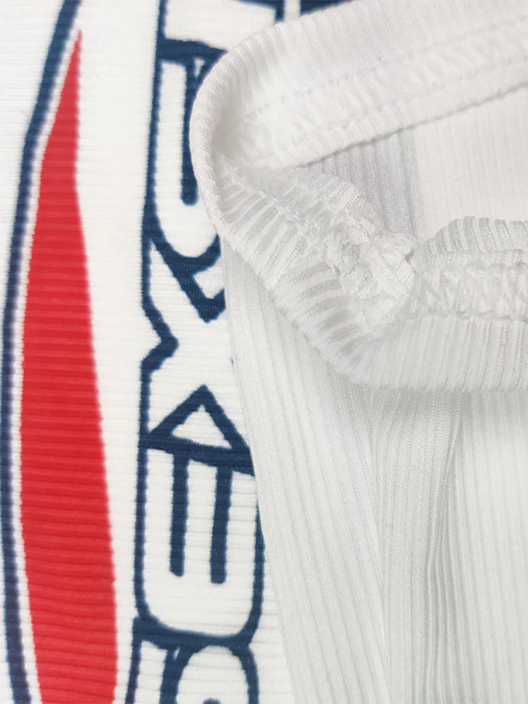 Y2K High Street Tank Tops White Coquett Thin Straps Gyaru Tops Acubi