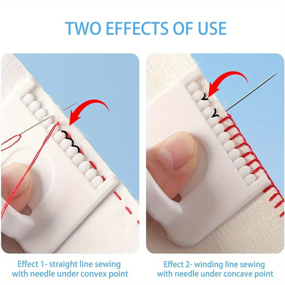 2pcs Sewing Guide Template Kit for Consistent Stitches – 3mm Spacing