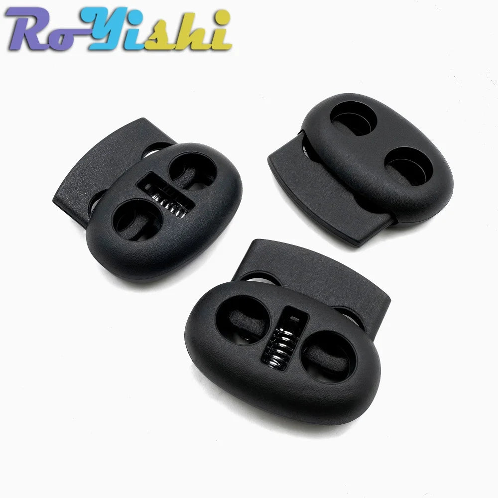 Plastic Cord Lock Stopper Toggle Clip for Drawstring Elastic Lanyard