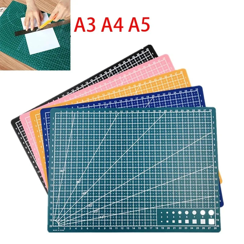 A3 A4 A5 PVC Cutting Mat Workbench Patchwork Cut Pad Sewing Manual DIY