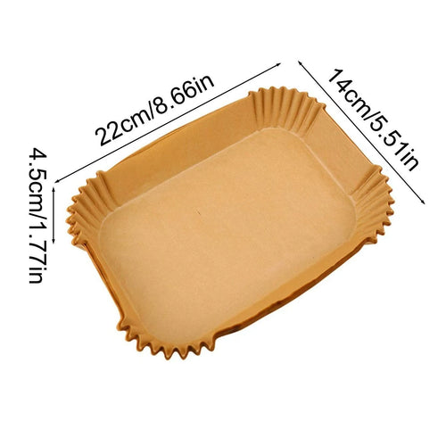 23CM Air Fryer Disposable Baking Paper Liner Non-Stick Mat Steamer