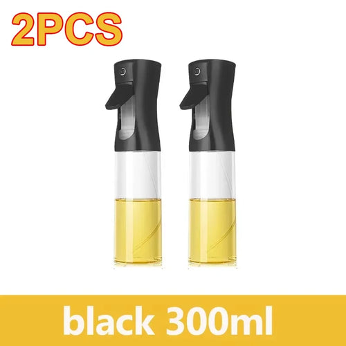 200/300/500ml Oil Spray Bottle BBQ Cooking Olive Oil Sprayer Plastic