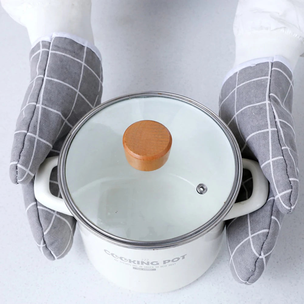 1pcs Kitchen Baking Gloves Microwave Oven Gloves High Temperature