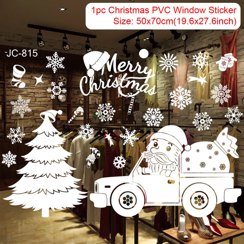 Christmas Window Stickers Christmas Wall Sticker Kids Room Wall Decals
