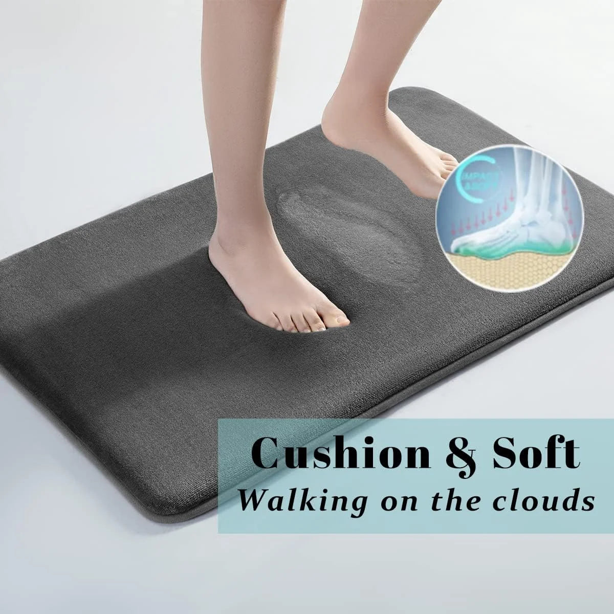 Super absorbent floor mat, super absorbent bath mat, super anti slip