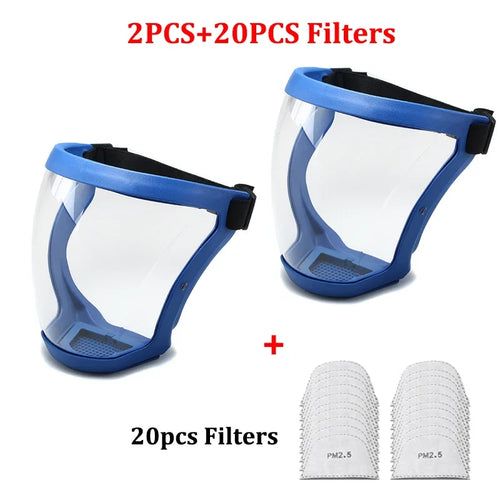 Protection Mask Splashproof Transparent Facial Protector Face FaceMask