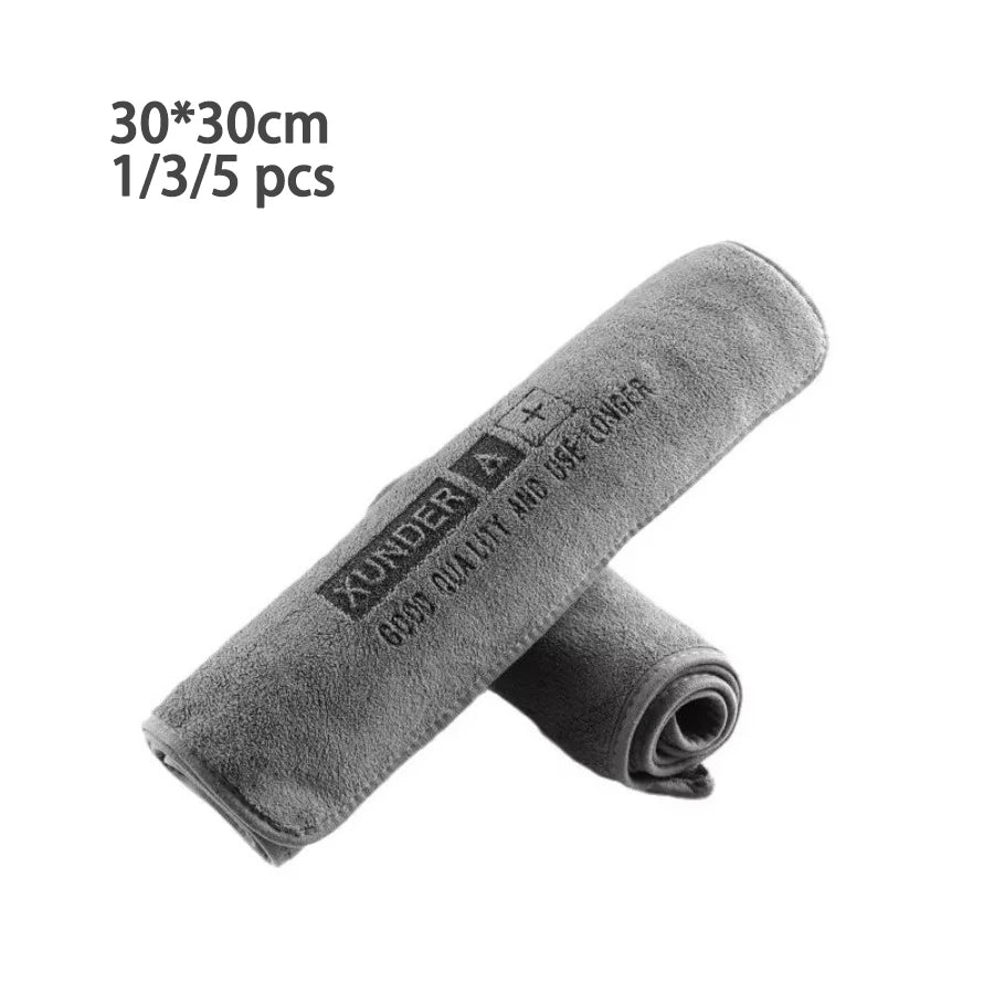 Car Towel Microfiber Auto Wash Towel Car Cleaning Drying Cloth Hemming