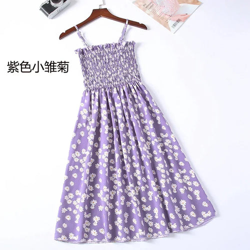 Summer Chiffon Camisole Sleeveless Dress Women Mini Dresses Fashion