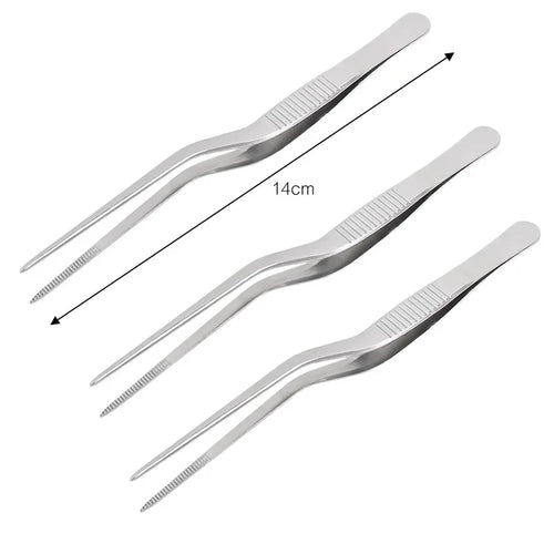 3/1Pcs Kitchen Tweezer Utensil BBQ Tweezer Food Clip Kitchen Bar Chief