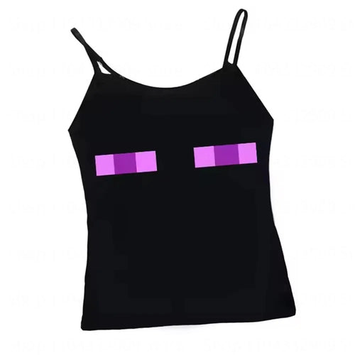 Women's Sleeveless Camisole Y2K Sexy Lace Streetwear Hip Hop Punk Rock