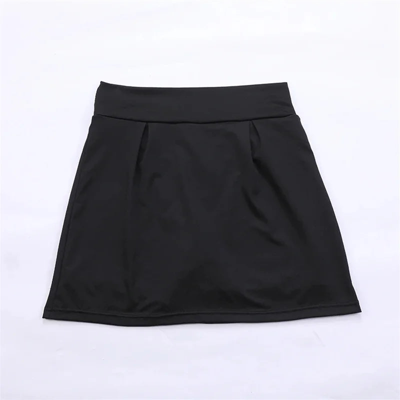 Summer Women Sprints Tennis Dance Fitness Short Skirts Quick Drying