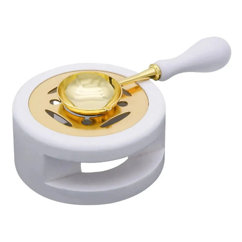 1set Wax Seal Warmer,Wax Seal Kit with Wax Seal Spoon for Melting Wax