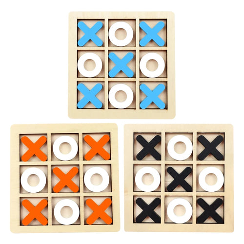 Montessori Play Game Wooden Toy Mini Chess Interaction Puzzle Training