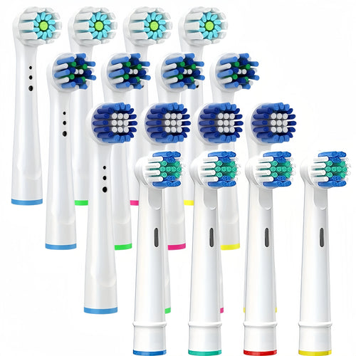 4/12/16 Pcs Replacement Toothbrush Heads Compatible with Oral-B Braun
