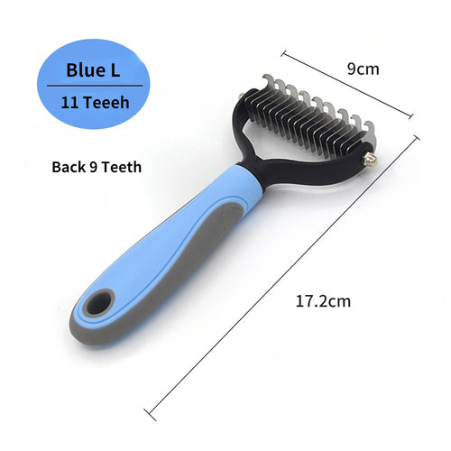 Professional Pet Deshedding Brush Dog Hair Remover Pet Fur Knot Cutter