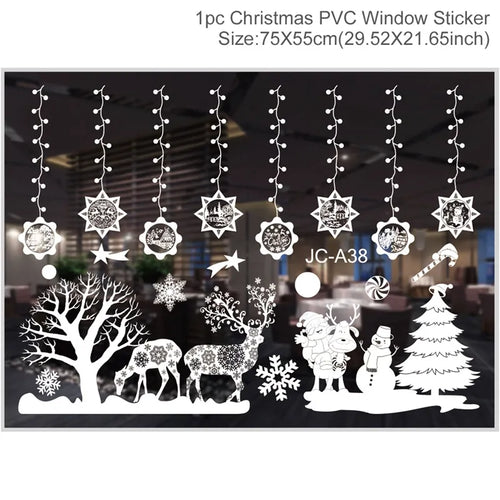 Christmas Window Stickers Christmas Wall Sticker Kids Room Wall Decals