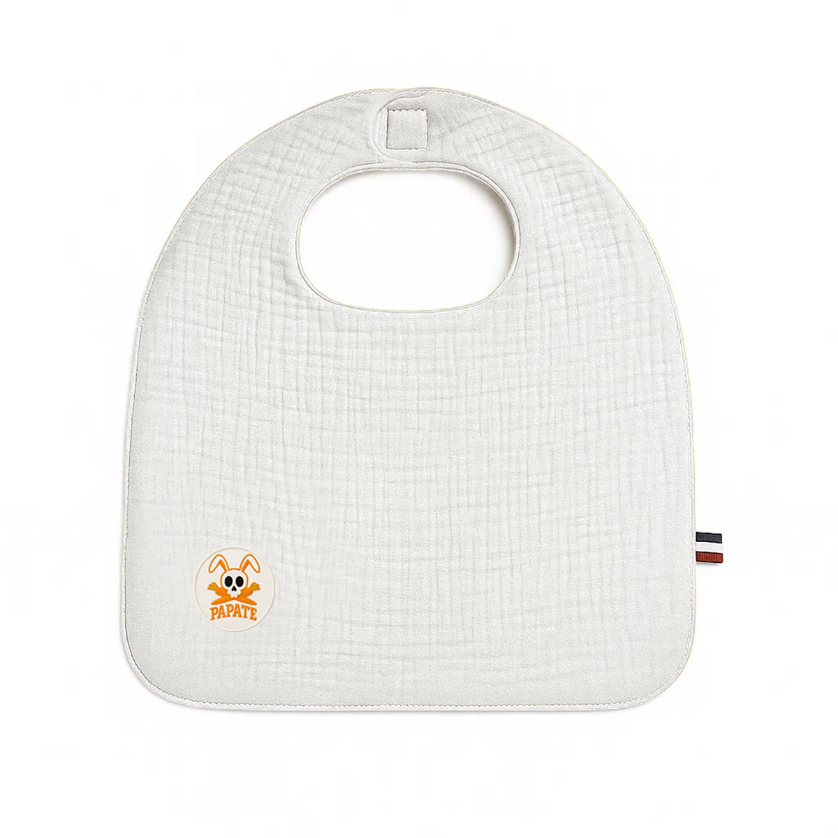 Organic Cotton Bib - White