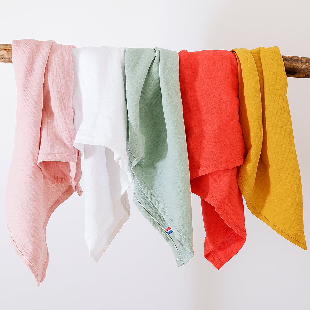 Organic Cotton Swaddles - Pink